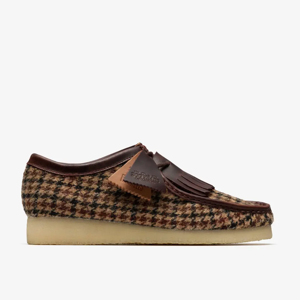 Mens Brown Tweed Combination Wallabees online