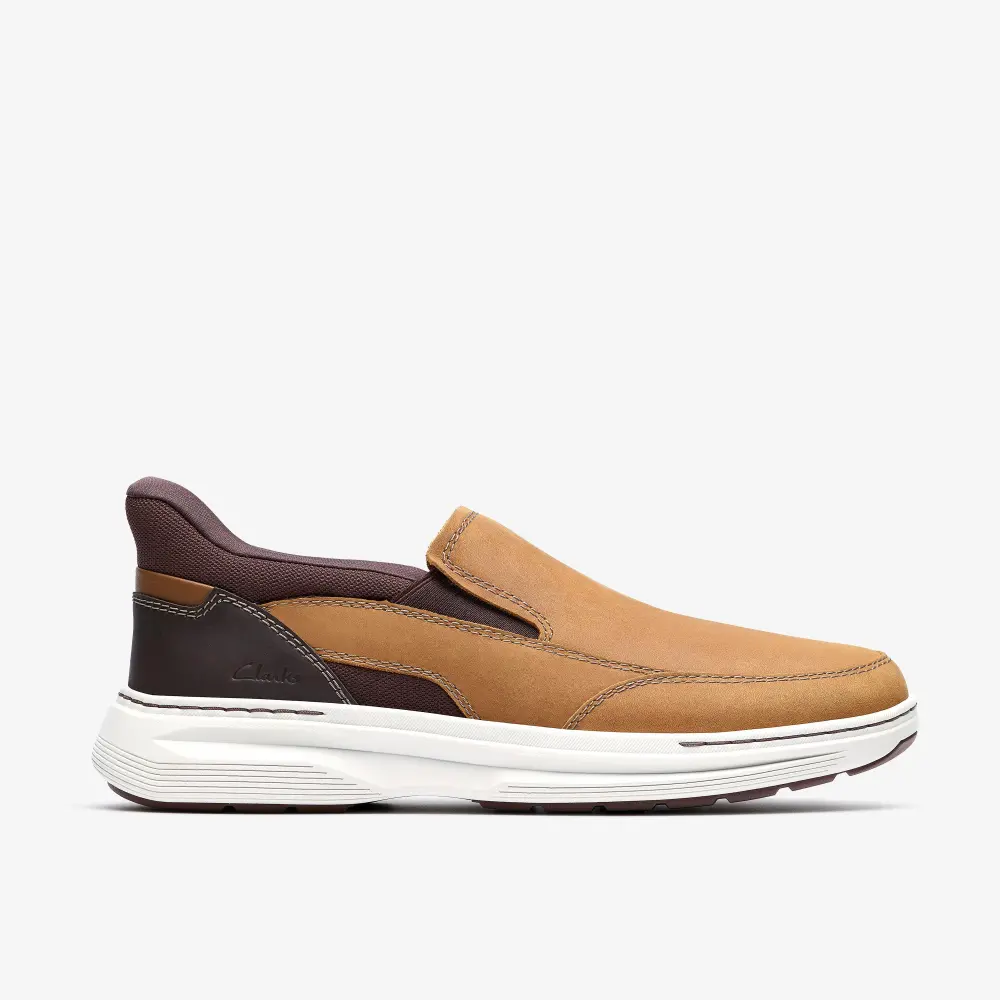 Mens Craftwell Step Light Brown Leather Slip-On Shoes online