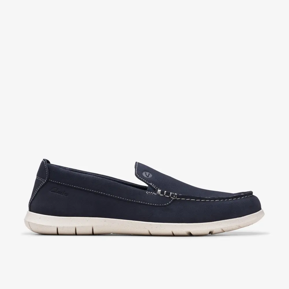Mens Flexway Step Navy Suede Summer Loafer Slip On Shoes online