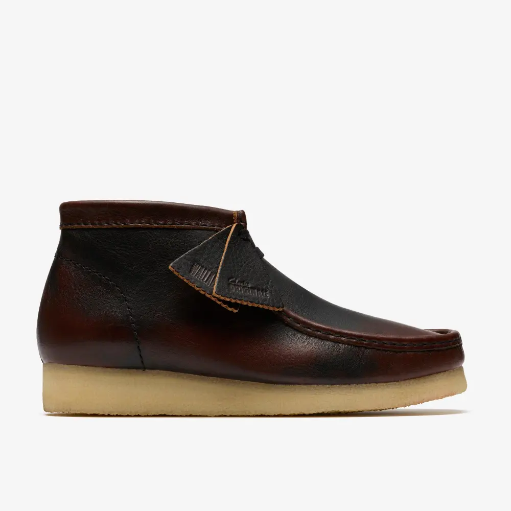 Mens Wallabee Boot Dark Tan Combination Wallabees online