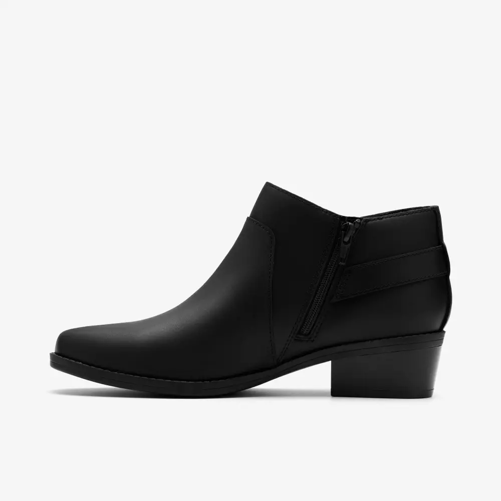 Womens Danyelle Gema Black Oily Leather Ankle Boots online
