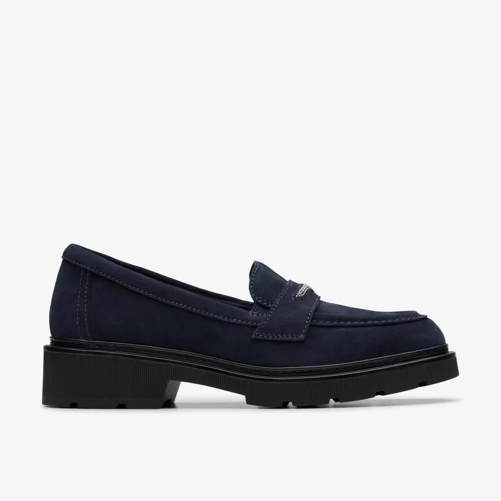 Womens Lauryl Step Navy Suede Loafers online
