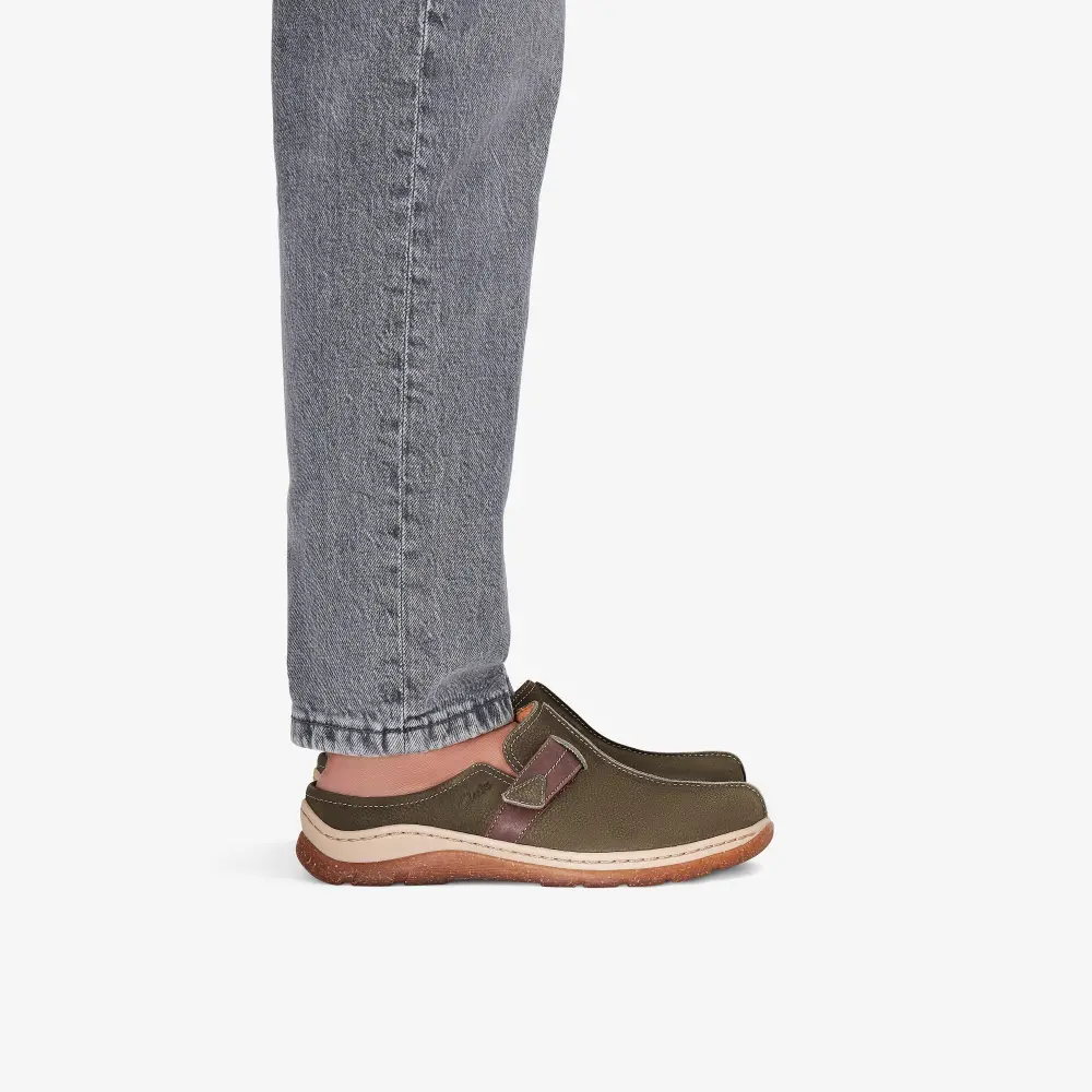 Womens Orlene Clog Olive Nubuck Clogs & Mules online