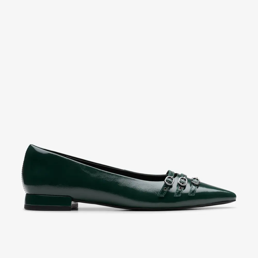 Womens Sensa15 Strap Dark Green Ballet Flats online